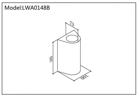 Уличный настенный светодиодный светильник DesignLed JY Zima-2 LWA0148B-BL-WW 002805