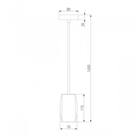 Подвесной светодиодный светильник Eurosvet Bonaldo 50246/1 Led золото