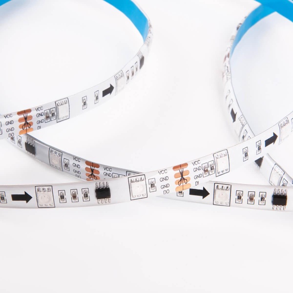 Светодиодная влагозащищенная лента Elektrostandard 7,2W/m 30LED/m 5050SMD RGB 5M a049849 Алматы