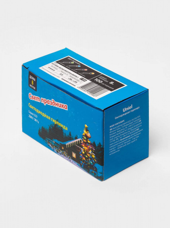 Светодиодная гирлянда Uniel Кристал-1 220V разноцветный ULD-S0800-100/DGA Multi IP20 Crystal-1 UL-00005472