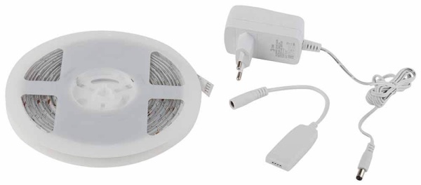 Светодиодная влагозащищенная лента ЭРА 7,2W/m 30LED/m 5050SMD RGB 5M 5050-30-RGB-IP65-Wifi-5m (12V) Б0043446 Алматы